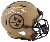 Steelers Hines Ward Signed STS II Full Size Speed Rep Helmet BAS Witnessed