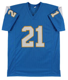 LaDainian Tomlinson Authentic Signed Powder Blue Pro Style Jersey BAS Witnessed