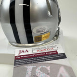 Autographed/Signed Jay Novacek Dallas Cowboys Mini Football Helmet JSA COA