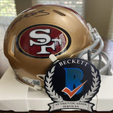 DEEBO SAMUEL AUTOGRAPHED SIGNED SAN FRANCISCO 49ERS MINI HELMET BECKETT