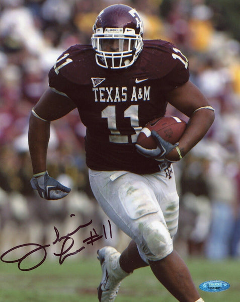 JORVORSKIE LANE AUTOGRAPHED SIGNED TEXAS A&M AGGIES 8x10 PHOTO TRISTAR