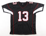 Kurt Warner Signed Arizona Cardinals Black Jersey (JSA) Super Bowl XLIII Q.B.