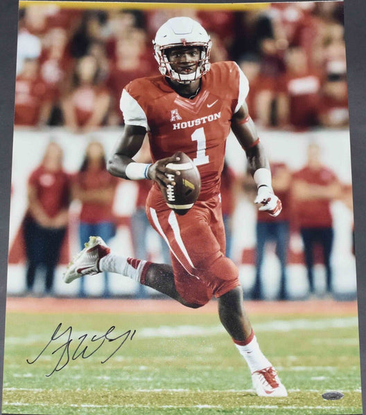 GREG WARD JR AUTOGRAPHED SIGNED HOUSTON COUGARS 16x20 PHOTO TRISTAR