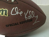 Autographed/Signed CHIP KELLY UCLA Bruins Oregon Brown Wilson Football JSA COA