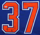 Kevin Smith Signed Clerks "Silent Bob" 32 x37 Custom Framed Jersey Display / PSA