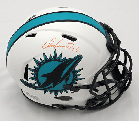 Dan Marino Signed Miami Dolphins Lunar Eclipse Authentic Helmet Beckett