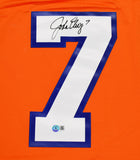 John Elway Signed Broncos Mitchell & Ness Orange 1994 Legacy Jersey- Beckett W