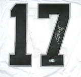 Davante Adams Autographed White Pro Style Jersey-Beckett W Hologram *Silver *Up