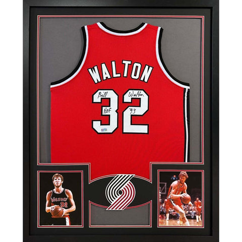 Bill Walton Autographed Signed Framed Portland Trailblazers Jersey TRISTAR