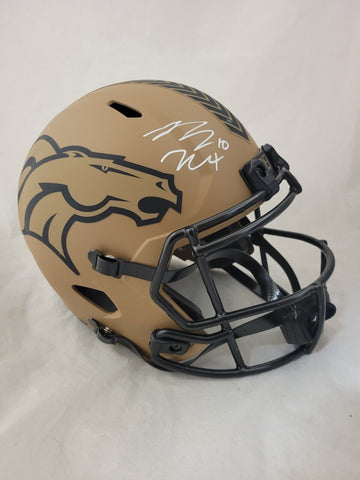 BO NIX SIGNED DENVER BRONCOS F/S STS 2 SPEED REPLICA HELMET BECKETT QR