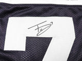 DALLAS COWBOYS TREVON DIGGS AUTOGRAPHED BLUE & WHITE JERSEY BECKETT QR 233689