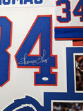 FRAMED BUFFALO BILLS THURMAN THOMAS AUTOGRAPHED SIGNED JERSEY JSA COA