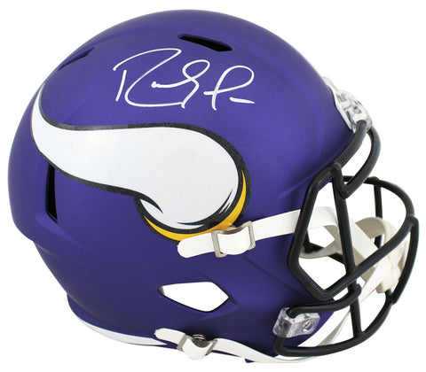 Vikings Randy Moss Authentic Signed Full Size Speed Rep Helmet BAS Witnessed