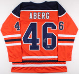 Pontus Aberg Signed Oilers Home Jersey (Beckett) Playing career 2012-present