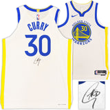 WARRIORS STEPHEN CURRY AUTOGRAPHED NIKE JERSEY SIZE 48+2 JSA 235471