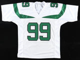 Will Mcdonald IV Signed Jets Jersey (JSA COA) New York 2023 1st Rnd Pck/ Def End