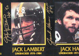 Steelers 75th NFL All-Time Teams Multi-Signed 16x20 Photo Framed JSA 191972