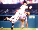 Billy Ripken Autographed Orioles 16x20 Fielding Photo- Beckett W Hologram *White