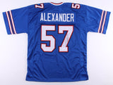 Lorenzo Alexander Signed Buffalo Bills Jersey (JSA COA) 2xPro Bowl Linebacker