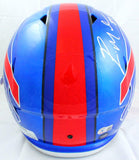 Eric Moulds Autographed Buffalo Bills F/S Flash Speed Helmet-Beckett W Hologram