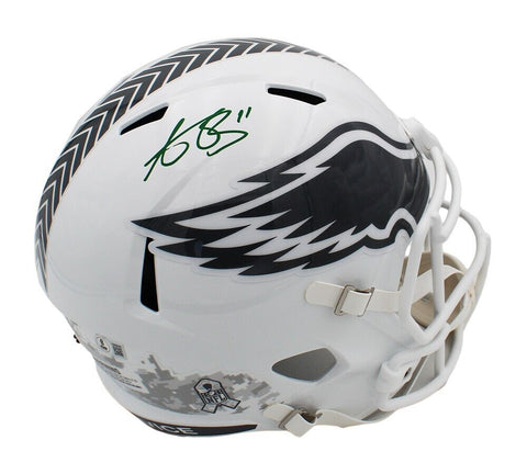 AJ Brown Signed Philadelphia Eagles Speed Full Size STS 3 NFL Helmet