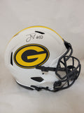 JORDAN LOVE SIGNED PACKERS F/S LUNAR ECLIPSE SPEED AUTHENTIC HELMET BECKETT QR