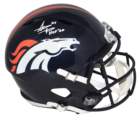 STEVE ATWATER SIGNED DENVER BRONCOS FULL SIZE SPEED HELMET BECKETT W/ HOF 20