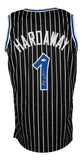 Penny Hardaway Signed Custom Black Basketball Jersey PSA ITP