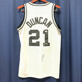 Tim Duncan signed jersey PSA/DNA San Antonio Spurs Autographed