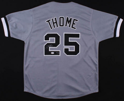 Jim Thome Signed LE Chicago White Sox "Chi-Town" Jersey (JSA COA) 612 HR's H.O.F