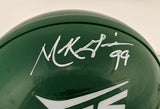 Mark Gastineau Signed New York Jets Mini Helmet (JSA COA) N Y Sack Exchange DE