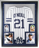 Paul O'Neill Signed Yankees 35x43 Framed Jersey (JSA COA) New York All Star O.F.