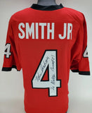 Nolan Smith Jr. Signed Georgia Bulldogs Jersey "2X Natty Champs!" (JSA COA) L.B.