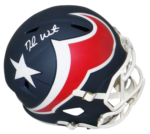 DESHAUN WATSON AUTOGRAPHED HOUSTON TEXANS AMP FULL SIZE SPEED HELMET BECKETT