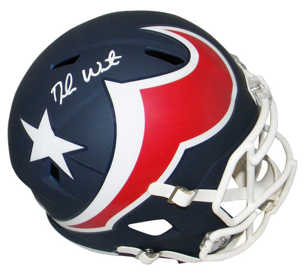 DESHAUN WATSON AUTOGRAPHED HOUSTON TEXANS AMP FULL SIZE SPEED HELMET BECKETT