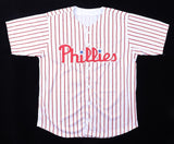 Curt Schilling Signed Philadelphia Phillies Pinstriped Jersey (JSA) 6xAll Star