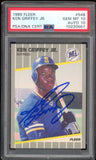 1989 Fleer #548 Ken Griffey Jr. RC Rookie On Card PSA 10/10 Auto GEM MINT