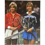 Chris Evert Martina Navratilova Autographed/Signed 16x20 Photo Beckett 46521