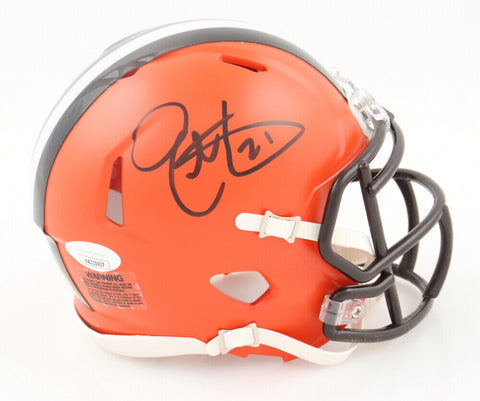 Eric Metcalf Signed Cleveland Browns Speed Mini Helmet (JSA & Players Ink)