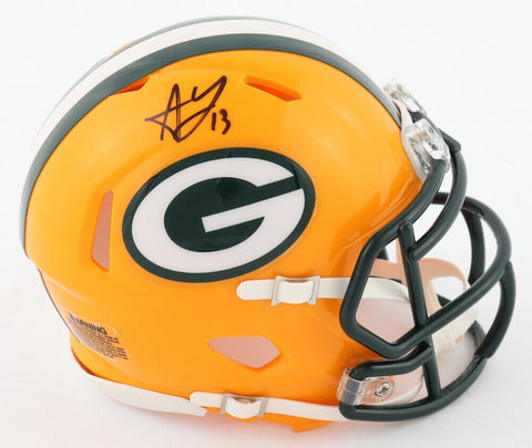 Allen Lazard Signed Green Bay Packers Speed Mini Helmet (JSA COA) Iowa St. W.R.