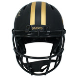 Rashid Shaheed Autographed GEAUX SAINTS! Saints Eclipse Authentic Helmet Beckett