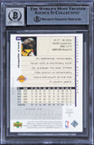 Lakers Shaquille O'Neal Signed 2002 UD Honor Roll #36 Card AG GM 10! BAS Slab