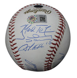 2009 New York Yankees Team Signed World Series Baseball 9 Sigs Steiner 33947