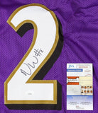 Nate Wiggins Signed Baltimore Ravens Jersey (JSA COA) 2024 1st Round Draft Pick