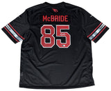 TREY McBRIDE AUTOGRAPHED ARIZONA CARDINALS #85 BLACK NIKE JERSEY BECKETT