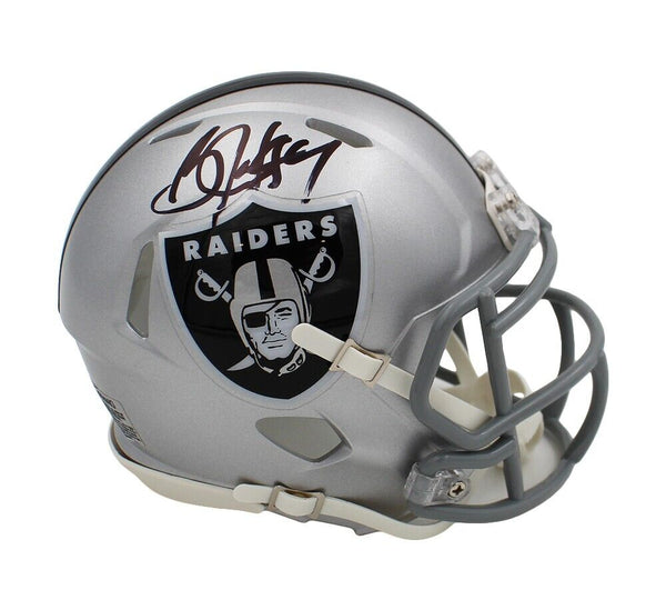 Bo Jackson Signed Los Angeles Raiders Speed NFL Mini Helmet