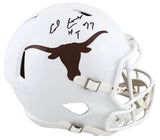 Texas Earl Campbell "HT 77" Authentic Signed F/S Speed Rep Helmet w/ Case BAS W