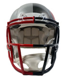 TOM BRADY Autographed Buccaneers / Patriots Split Authentic Helmet FANATICS