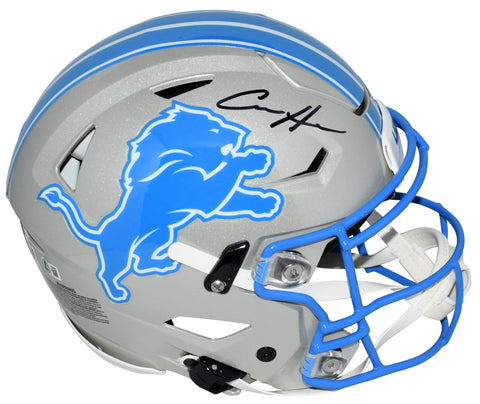 AIDAN HUTCHINSON AUTOGRAPHED DETROIT LIONS AUTHENTIC SPEEDFLEX HELMET BECKETT