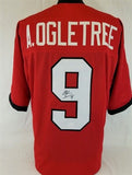 Alec Ogletree Signed Georgia Bulldogs Jersey (JSA COA) New York Jets Linebacker